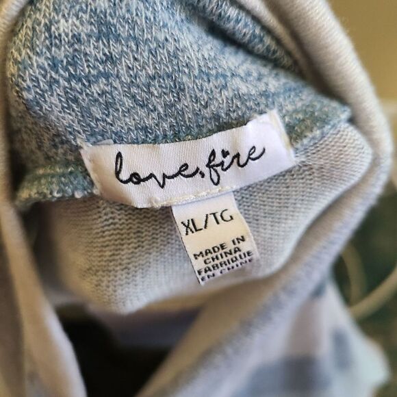 NWT Love Fire Striped Mockneck Top - Picture 8 of 9